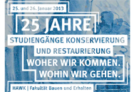 25 Jahre Studieng&auml;nge Konservierung und Restaurierung