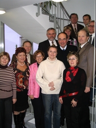 Die Delegation der Universit&auml;t Novgorod zu Gast bei der HAWK am Hohnsen