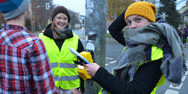 Studentinnen aus dem Fachgebiet Verkehrswesen der Fakult&auml;t Bauen und Erhalten