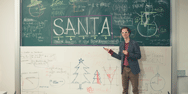 Videoclip &uuml;ber Hildesheim Institute of Christmas Science f&uuml;hrt auf den neuen Campus Weinbe