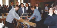 v.l. Albert Steinke, Karl Otto M&ouml;rsch, Heinrich Wigger, Friedhelm Spruch, Hasan El Baz, Karl-He