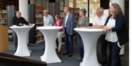 v. links n. rechts: Dr. G. Ruppelt (ehem. Direktor d. Gottfr. Wilhelm Leibniz Bibl.)-Dr. A. Nicklisc